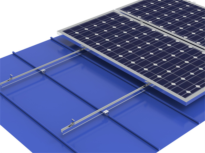 Solar Mounting Accessory Aluminum Klip Lok For Solar Tin Roof Mounting Used In Home And Commercial Solution Supplier