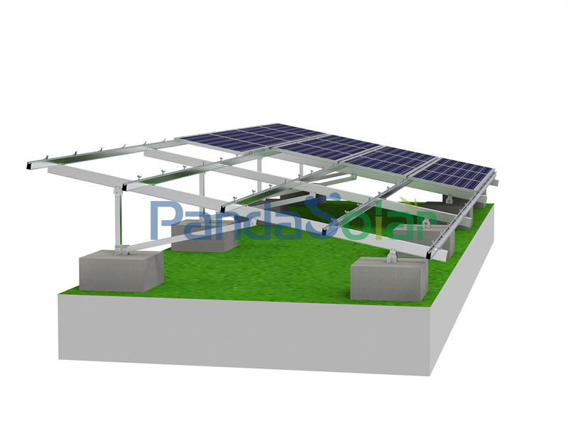 PandaSolar Solar Panel Aluminum Ground Mounting Structure System Manufacturer