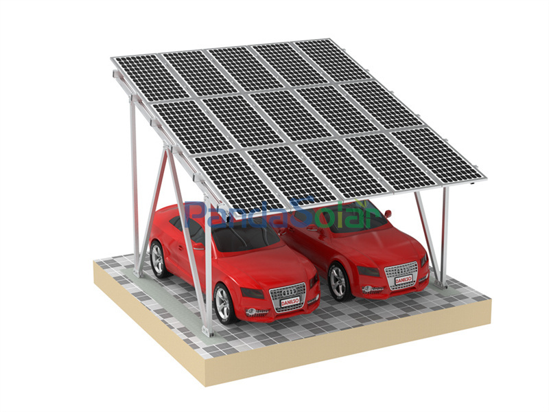 PD-CP01 PandaSolar Water Roof Aluminum Carport Solar Mounting System Chinese Manufacture