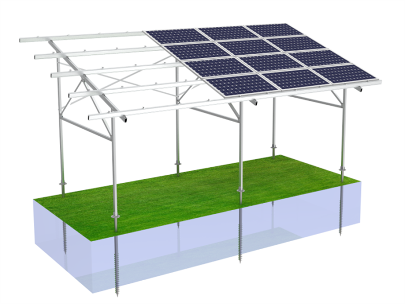 PD-GH-02 Panda solar New Aluminum Solar Agricultural Greenhouse Mounting System Manufacturer