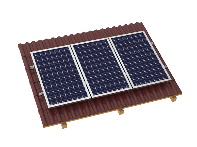 PD-TRS-06 PandaSolar Adjustable Roman Tile Roof SUS304  Solar Hook Supplier