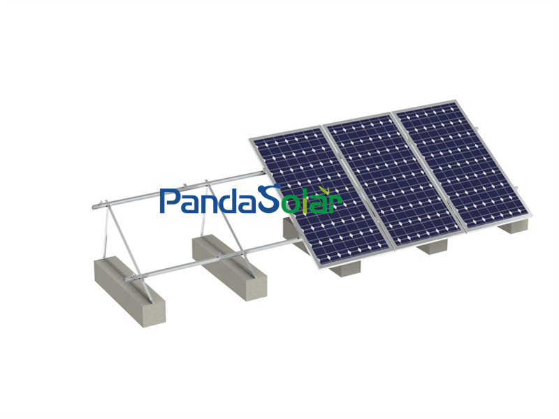 PandaSolar OEM Supplier Ex-Work Price Triangle Flat Concrete Roof Mounting System Chinese Manufacture And Supplier