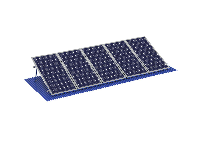 PD-MTR-AD PandaSolar Solar Aluminum Adjustable 10°-15°/15°-30° Front Leg Rear Leg Kits Metal Roof  Mounting System