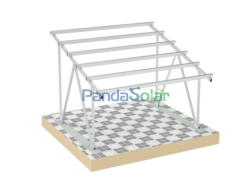 PandaSolar Commercial And Residential Aluminum Bracket Solar Carport Mounting Racking Kits Waterproof Solar Parking Lot Installed Cost-effective Supporting Structure Manufacturer
