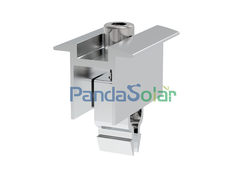 PD-RMC-30/35 PandaSolar Anodized Aluminium Solar PV Panel Module Mounting Rapid Mid Clamp Wholesale