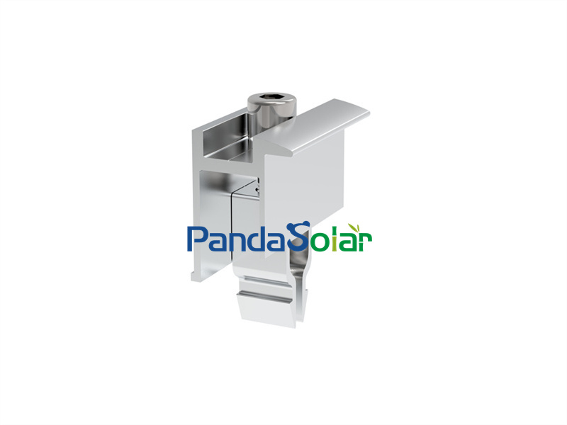PandaSolar  Ex-work Price Solar Metal Roof Mounting Mini Rail Solar Panel Aluminum Short Rail Trapezoidal And Corrugated Tin Roof Mounting Hardware National Solar Rail Enquiries Supplier