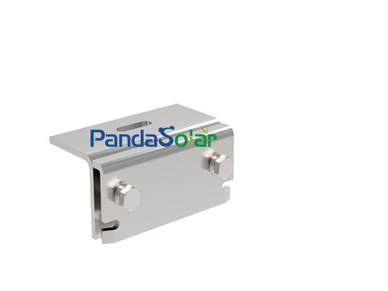 PD-KL-08 PandaSolar Aluminum Alloy Solar Panel Installed Standing Seam Safety Anchor Clamp Bracket Kliplok  Manufactory And Supplier