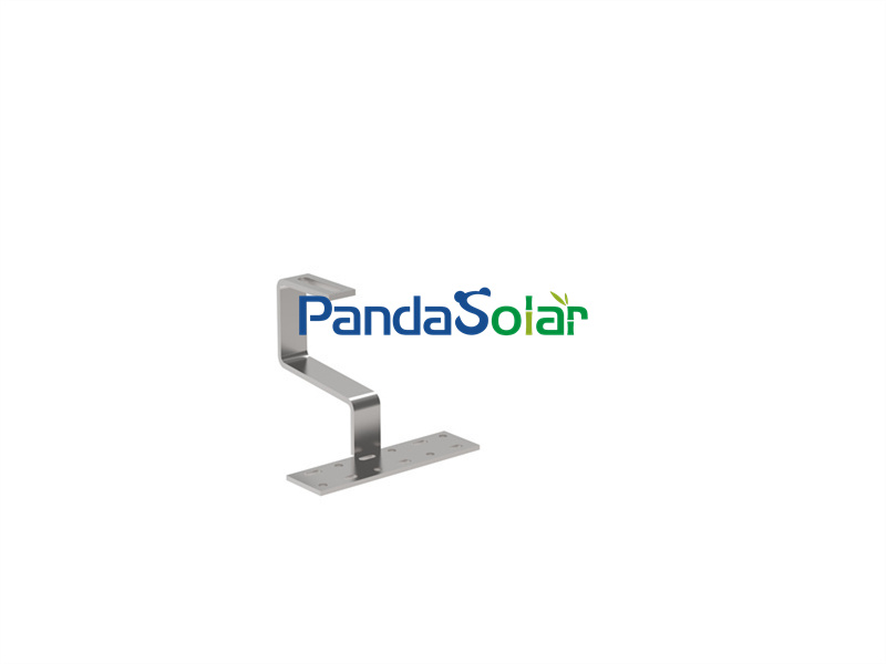 PandaSolar Wholesale Stainless Steel Adjustable Solar Hook Tile Roof PV Mounting System Roman Roof Solar Mounting Solution Bracket SUS304 Solar Hook Pitched Shingle Tile Roof Aluminum Solar Rail Install Kits Manufacturer And Supplier