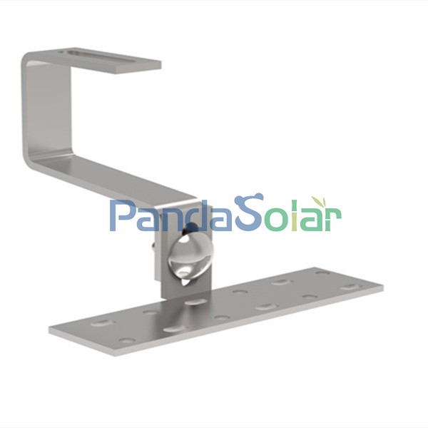 Aadjustable solar tile hook