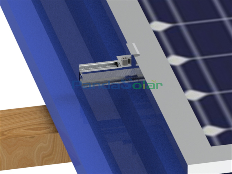 PD-EC01 PandaSolar Universal Aluminum Solar End Clamp Fixing Panel Bracket Supplier