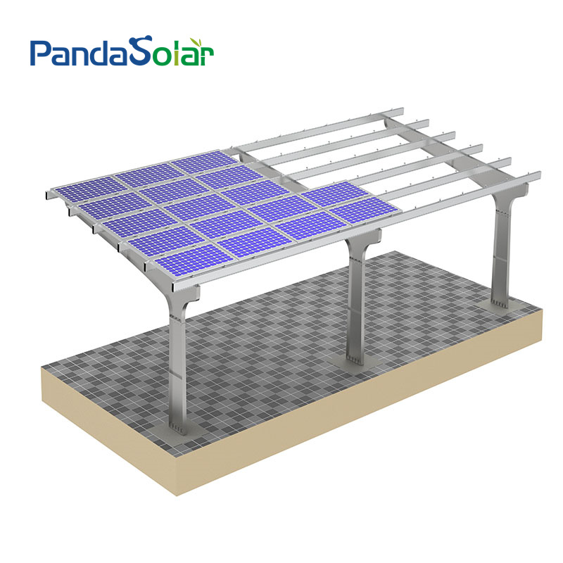 How to correctly install solar steel carport system