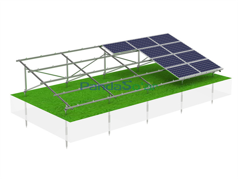 Mg-Al-Zn Solar Ground Structure