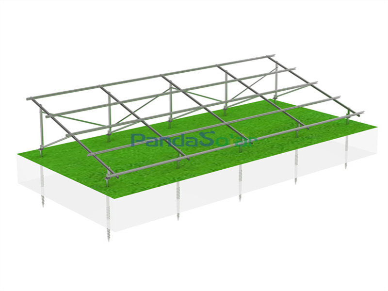 Mg-Al-Zn Solar Ground Structure