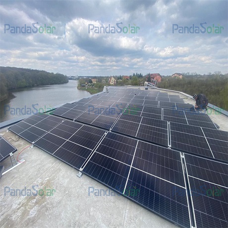 Installation Case | 100KW Flat Roof Project Case-Aluminum Ballast Mounting System