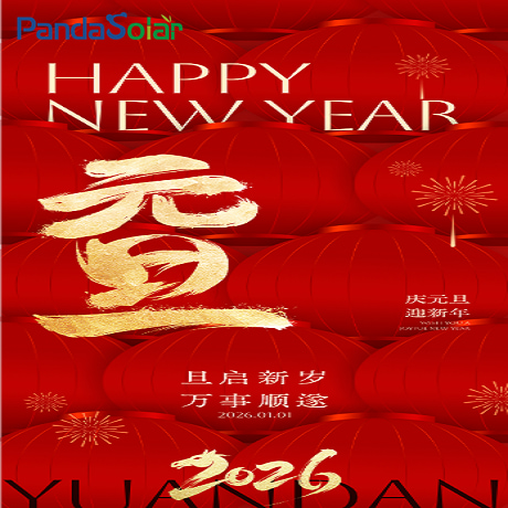 📌 Panda Solar New Year Holiday Notice